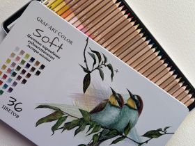 Набор карандашей цветных Малевичъ "GrafArt Soft", 36 цветов