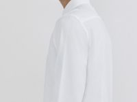 Рубашка из структурной ткани, Белый