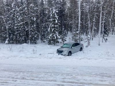 В Нюрбинском районе Якутии по пути на турбазу девушки попали в ДТП