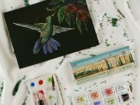 Набор акварели "Белые Ночи" Лето, мерцающая, 8 шт х 2,5 мл, картон