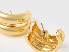 Серьги женские, Золотой