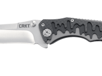 Полуавтоматический складной нож Drip Tighe, CRKT 1190, сталь 8Cr13MoV Satin, рукоять carbon fiber/G10
