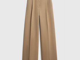 Широкие брюки, Бежевый
