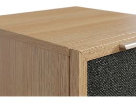 Тумба прикроватная Флавир 40x46 Рогожка Графитовый