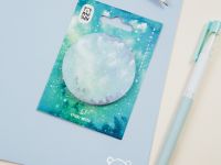 Самоклеящийся блок MESHU "Galaxy", 60 мм, 50 л, европодвес, Mint