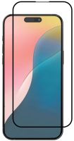 Защитное стекло uBear Extreme 3D Shield для Apple iPhone 16 Pro с чёрной рамкой