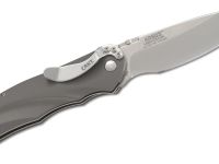 Полуавтоматический складной нож Argus, CRKT 7030, сталь AUS-8 Satin Finish, рукоять алюминий, цвет Silver