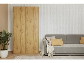 Распашной шкаф Стелла 2-120x220 Дуб Золотистый