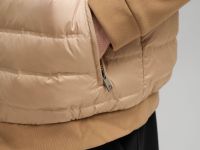 Стеганая куртка с наполнителем из натурального пух