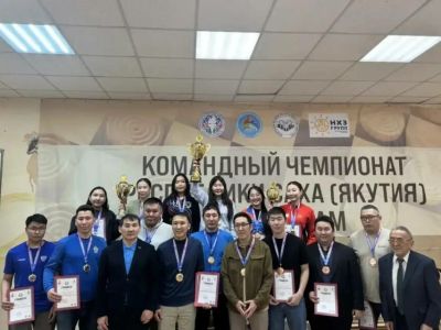 Сборная Якутска выиграла командный чемпионат республики по шашкам