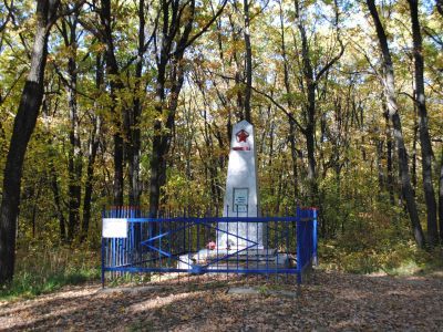 Братская могила жителей с. Орехово, расстрелянных фашистскими захватчиками в 1942 году