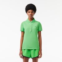 Женское поло Lacoste приталенного кроя из эластичного хлопка