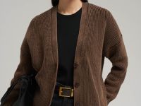 Свободный кардиган из хлопка