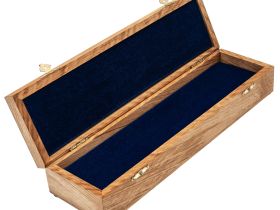 Шкатулка для ножа дуб, бесцветное масло