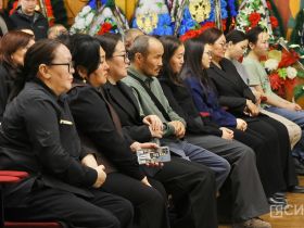 В Якутске простились с Героем России Алексеем Петровым