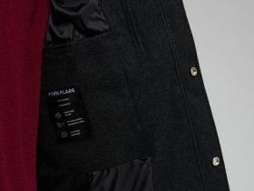 Стеганый пуховик с натуральным пухом