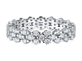 Кольцо из белого золота с бриллиантами э0901кц11173000