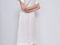 Платье изо льна с поясом