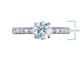 Кольцо из белого золота э4712кц09182000