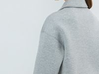 Бомбер оверсайз, Серый