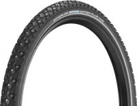 Велопокрышка шипованная Schwalbe Marathon Winter Plus Performance 26" (светоотражающая полоса 26x2.15" (55-559) стальной)