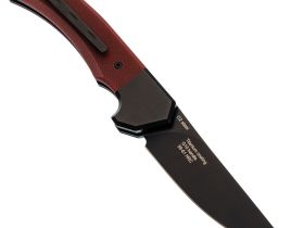 Складной автоматический нож Viking Nordway KA221-2, сталь D2, рукоять G10, красный