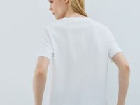 Футболка с цветочным принтом, Белый