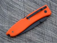 Нож складной Lionsteel Big Opera, сталь D2, рукоять G-10, оранжевый