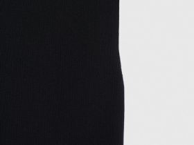 Майка в рубчик, Черный