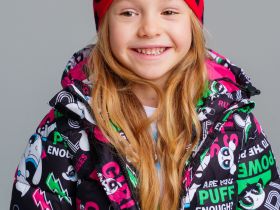 Шапка трикотажная для девочек