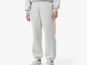 Женские хлопковые спортивные брюки Lacoste