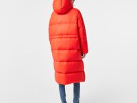 Женский длинный пуховик Lacoste Oversized с регулируемой талией