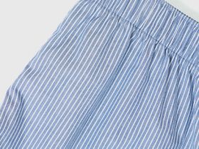 Текстильные трусы-боксеры в полоску, Синий