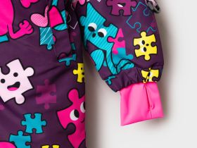 Комбинезон текстильный с полиуретановым покрытием для девочек