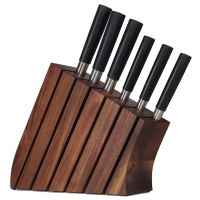 Подставка для ножей универсальная Woodinhome KS023UWN, орех