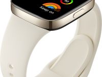 Умные часы Xiaomi Redmi Watch 3 Золотистые, с бежевым ремешком