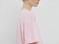 Базовая футболка оверсайз, Розовый