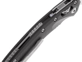 Складной нож Microtech Amphibian, сталь M390MK, рукоять G10, 137RL-10FLGTBK