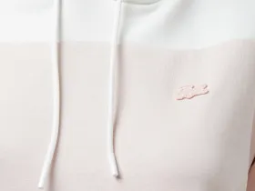 Женская толстовка Lacoste колор-блок с капюшоном