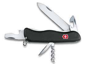 Нож перочинный Victorinox Picknicker, сталь X55CrMo14, рукоять Nylon, черный, 11 функций, 111мм
