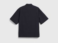 Рубашка с коротким рукавом и карманами для мальчиков, Черный