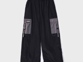 Брюки текстильные с полиуретановым покрытием для девочек