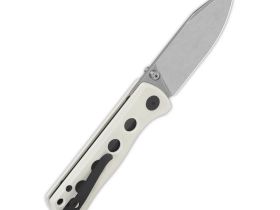 Складной нож QSP Canary Folder, сталь Sandvik 14C28N, рукоять G10, белый