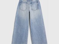 Свободные джинсы для девочек, Голубой