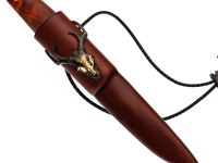 Нож финка Том малый, сталь N690, рукоять кап клена