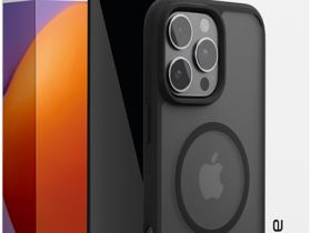 Клип-кейс VLP Haze для Apple iPhone 16 Pro с MagSafe прозрачно-Чёрный
