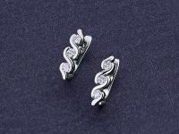 Серьги из белого золота с бриллиантами э0901сг08177700