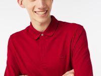 Мужское поло Lacoste с длинными рукавами