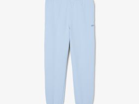 Спортивные хлопковые брюки Lacoste унисекс свободного кроя