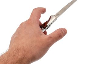 Складной нож Витязь "Перочинный", сталь 65х13, рукоять сталь/дерево